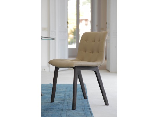 Стул KUGA 40.38 (G093 хром/ TR505 белый, экокожа) в Каменске-Уральском