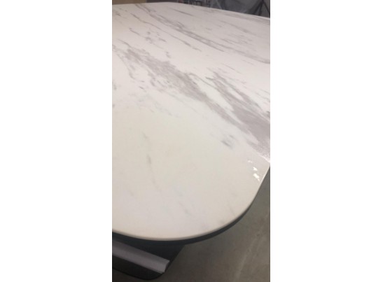 Стол SEVERIN 150 MARBLES KL-99 Белый мрамор, итальянская керамика в Каменске-Уральском