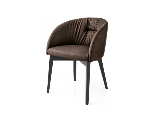 Стул ROSIE SOFT CB/1910, BCH P132 GRAPHITE/ VENICE S0G SOIL BROWN в Каменске-Уральском