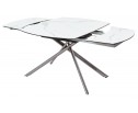 Стол BUSHES 120 WHITE/Stainless steel в Каменске-Уральском