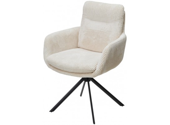 Стул DAREM Белый вельвет Davis lincoln-03n / черный каркас, ®DISAUR