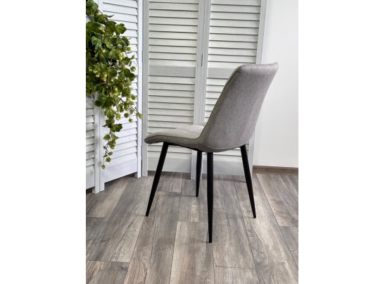 Стул CHIC VF-19/ VF-20 светло-серый/ серый/ черный каркас, ткань в Каменске-Уральском