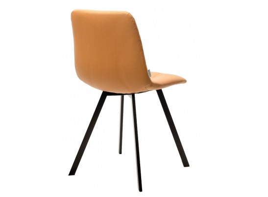 Стул CHILLI-Q SQUARE Oracul 542 Темно-желтый, экокожа PU / черный каркас, в Каменске-Уральском