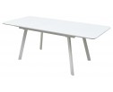 Стол ARUBA 140 WHITE/cупер белое глянцевое стекло в Каменске-Уральском