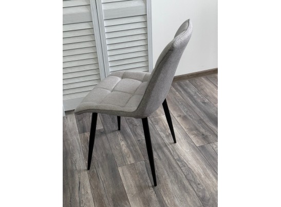 Стул CHIC VF-19/ VF-20 светло-серый/ серый/ черный каркас, ткань в Каменске-Уральском