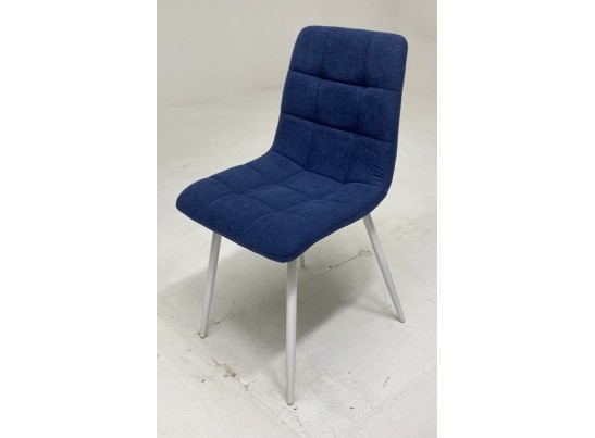 Стул CHILLI UF860-14B полночный синий, ткань/ белый каркас в Каменске-Уральском