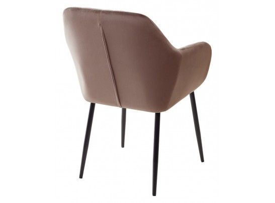 Стул ALABAMA BLUVEL-38 LATTE, велюр / черный каркас в Каменске-Уральском