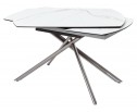Стол BUSHES 120 WHITE/Stainless steel в Каменске-Уральском