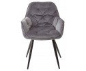 Стул MALTA BLUVEL-14 GREY, велюр M-City в Каменске-Уральском