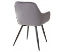 Стул MALTA BLUVEL-14 GREY, велюр M-City в Каменске-Уральском