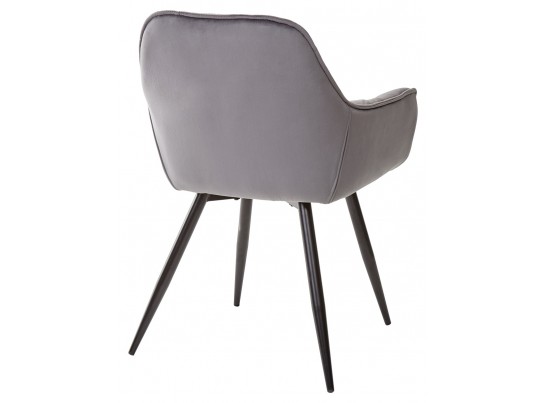 Стул MALTA BLUVEL-14 GREY, велюр M-City в Каменске-Уральском