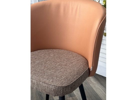 Стул МОНЕ MELANGE 290 рогожка / ENZO 210 экокожа / Черный каркас M-City в Каменске-Уральском