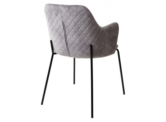 Стул AMARETTO VT5001-7 античный светло-серый, велюр без пальчикового эффекта / черный каркас, в Каменске-Уральском