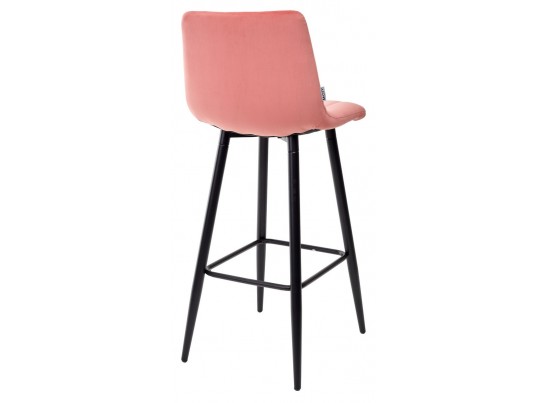 Барный стул DERRY G108-17 живой коралл, велюр в Каменске-Уральском