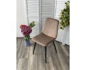 Стул DUKE BLUVEL-40 BEIGE, велюр / черный каркас в Каменске-Уральском