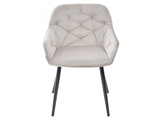 Стул BREEZE G108-06 серебристо-серый/темно-серый каркас, велюр в Каменске-Уральском