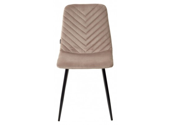 Стул DUKE BLUVEL-40 BEIGE, велюр / черный каркас в Каменске-Уральском