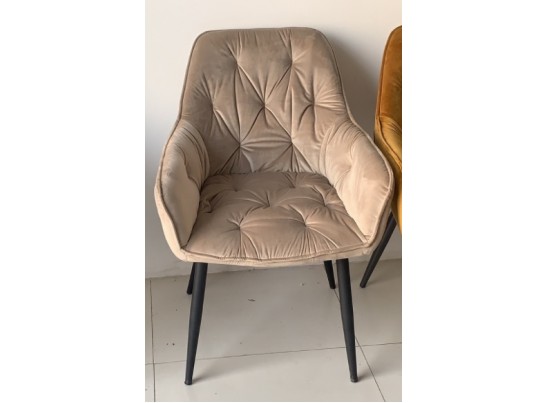 Стул TROY BLUVEL-40 BEIGE, велюр/ черный каркас в Каменске-Уральском