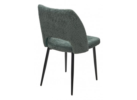 Стул LONDON UF998-11 малахит, букле / черный каркас / Товарный знак DISAUR в Каменске-Уральском