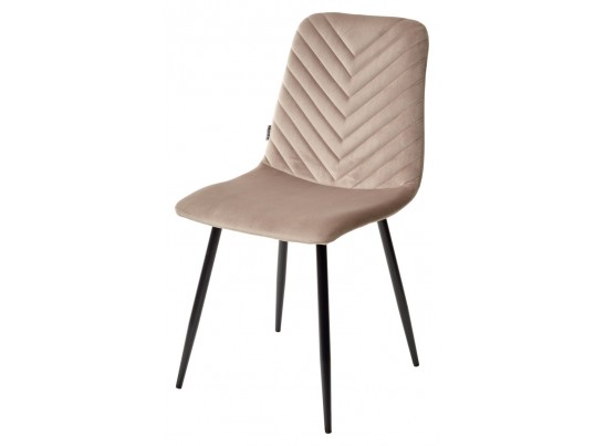 Стул DUKE BLUVEL-40 BEIGE, велюр / черный каркас в Каменске-Уральском