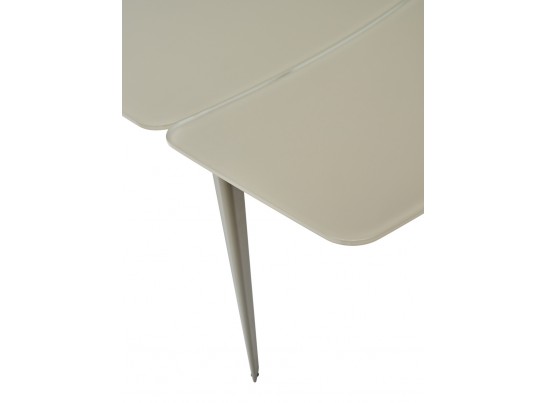 Стол ELIOT 120 GREY9 матовое стекло цвет шампань/ GREY9 каркас в Каменске-Уральском