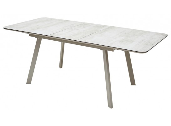 Стол ARUBA 160 BEIGE/ CAPPUCINO глазурованное стекло в Каменске-Уральском