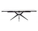 Стол FORIO 160 MATT WHITE MARBLE SOLID CERAMIC / BLACK, ®DISAUR в Каменске-Уральском