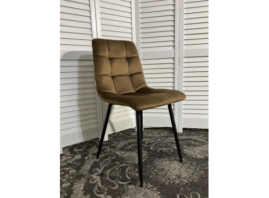 Стул CHILLI G062-10 шоколадный, велюр / черный каркас в Каменске-Уральском