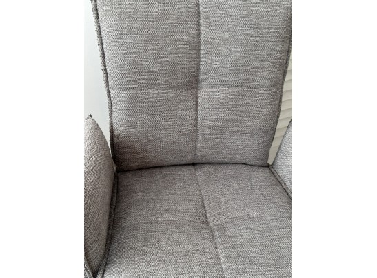 Стул PONCE 360 град. поворот. Brego-07 Серый, ткань/ XD841-16 Серый, букле/ Черный, ®DISAUR в Каменске-Уральском