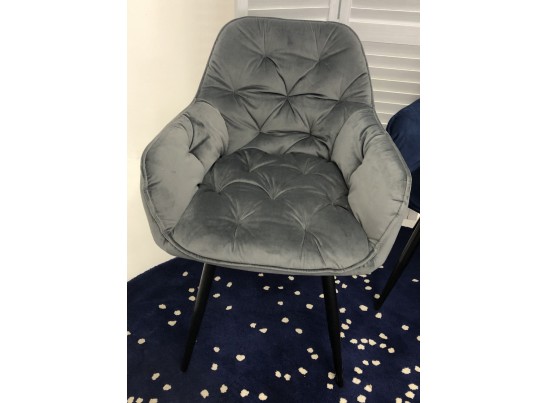 Стул MALTA BLUVEL-14 GREY, велюр M-City в Каменске-Уральском