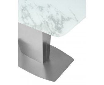 Стол CASTSTEEL 130 GLASS ПОД МРАМОР 