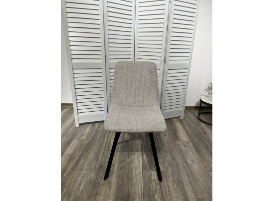 Стул ELVIS WZ2042-02 светло-бежевый фактурный велюр / черный каркас в Каменске-Уральском