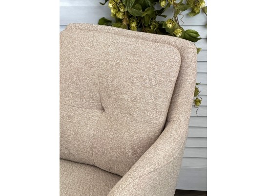 Стул VALLEYS Бежевый Lake-110, ткань / черный каркас / Товарный знак DISAUR