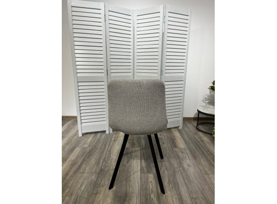 Стул ELVIS WZ2042-02 светло-бежевый фактурный велюр / черный каркас в Каменске-Уральском