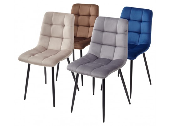 Стул CHILLI G062-10 шоколадный, велюр / черный каркас в Каменске-Уральском