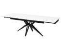 Стол FORIO 160 MATT WHITE MARBLE SOLID CERAMIC / BLACK, ®DISAUR в Каменске-Уральском