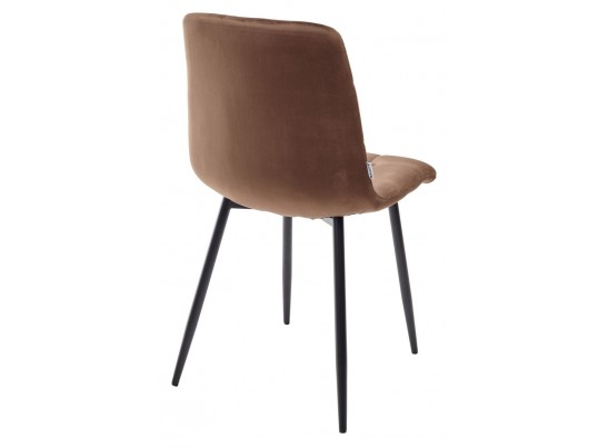 Стул CHILLI G062-10 шоколадный, велюр / черный каркас в Каменске-Уральском