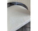Стул SNUG 3018-01 белый, шенилл / черный каркас, ®DISAUR в Каменске-Уральском