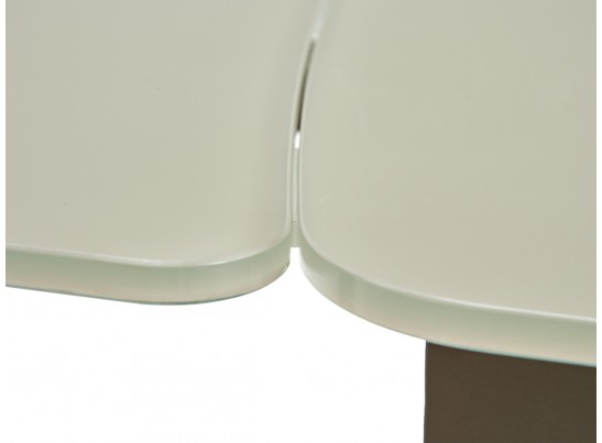 Стол ELIOT 120 GREY9 матовое стекло цвет шампань/ GREY9 каркас в Каменске-Уральском