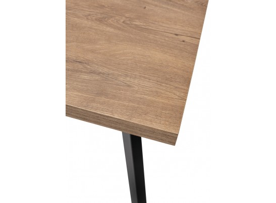 Стол BRICK M 120 Дуб Канзас/ Черный в Каменске-Уральском