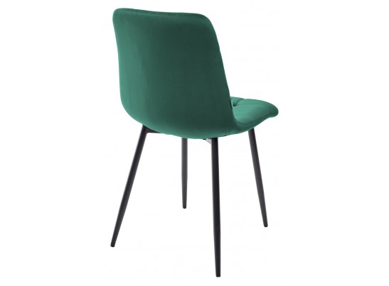 Стул CHILLI G062-18 зеленый, велюр / черный каркас в Каменске-Уральском