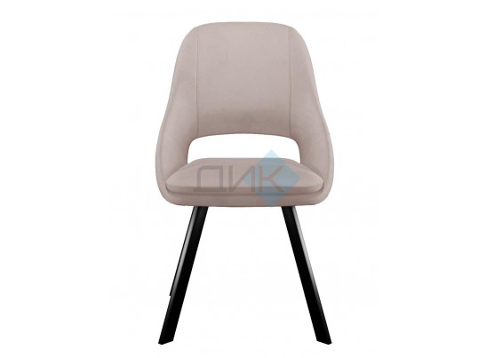 Стул ASP, 360 град. поворот. B5 Капучино, велюр / черный каркас, в Каменске-Уральском