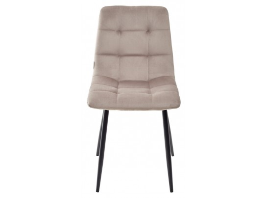 Стул CHILLI G062-13 кварцевый, велюр / черный каркас в Каменске-Уральском