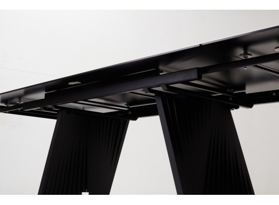 Стол IVAR 180 MARBLES KL-188 Контрастный мрамор, итальянская керамика, ®DISAUR в Каменске-Уральском