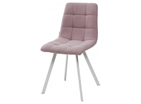 Стул CHILLI SQUARE UF860-04B сиреневый, ткань/ белый каркас в Каменске-Уральском