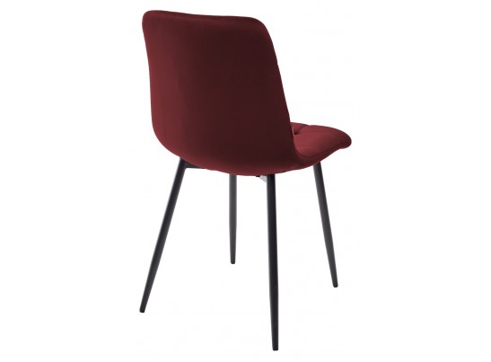 Стул CHILLI G062-36 бургунди, велюр / черный каркас в Каменске-Уральском
