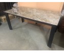 Стол CORNER 120 GLOSS ATHENS BROWN SINTERED STONE / BLACK в Каменске-Уральском