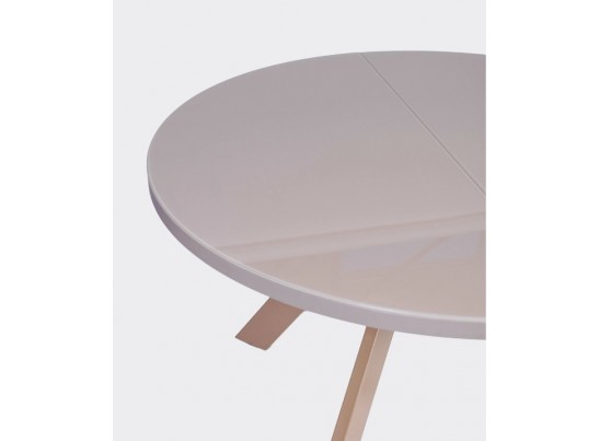 Стол МОНТЕН 120 Капучино, стекло / Капучино, в Каменске-Уральском