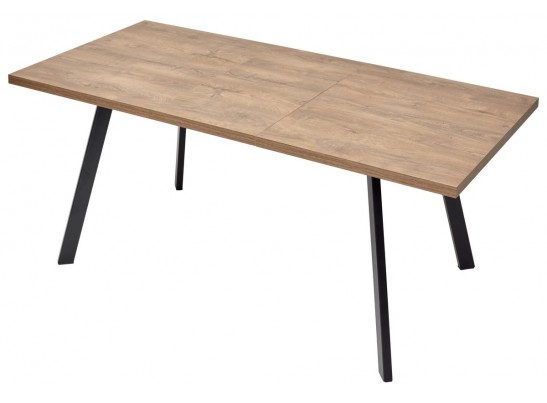 Стол BRICK M 120 Дуб Канзас/ Черный в Каменске-Уральском