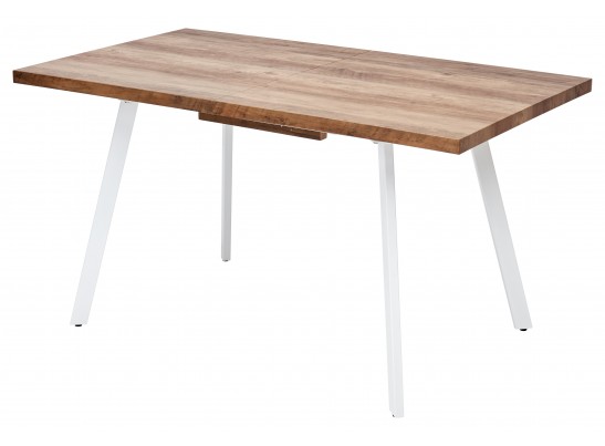 OLD Стол BRICK-2 120 Дуб #31014K/ БЕЛЫЙ каркас в Каменске-Уральском